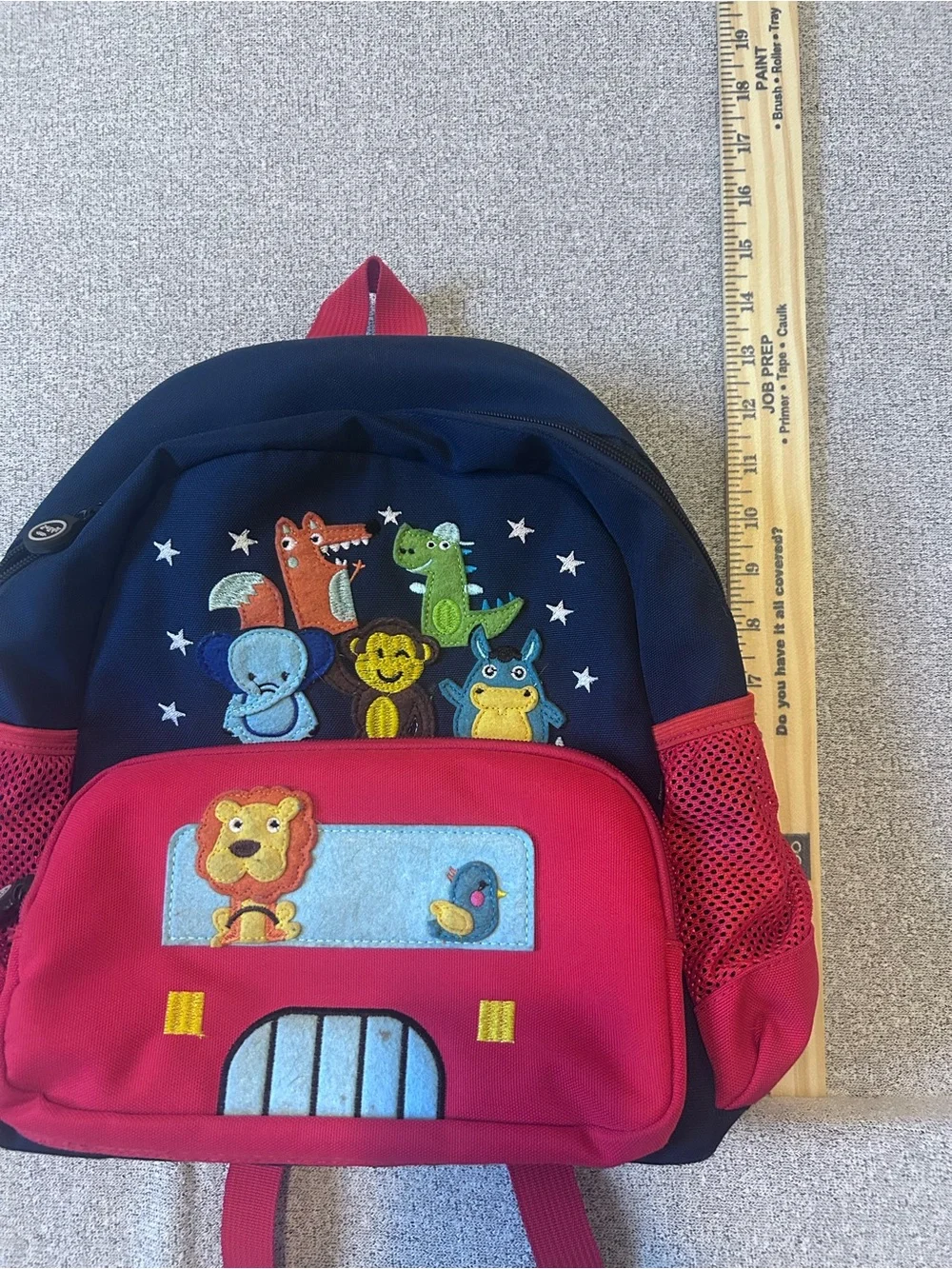 AUSQI Kids Zoo Animal School Bus 3D Toddler Preschool Backpack